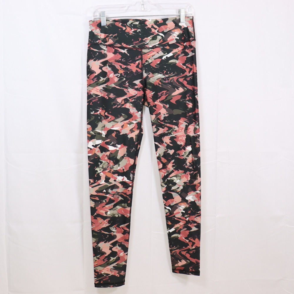 Fabletics Leggings M Multicolor Womens Camo Abstract Yoga Pants